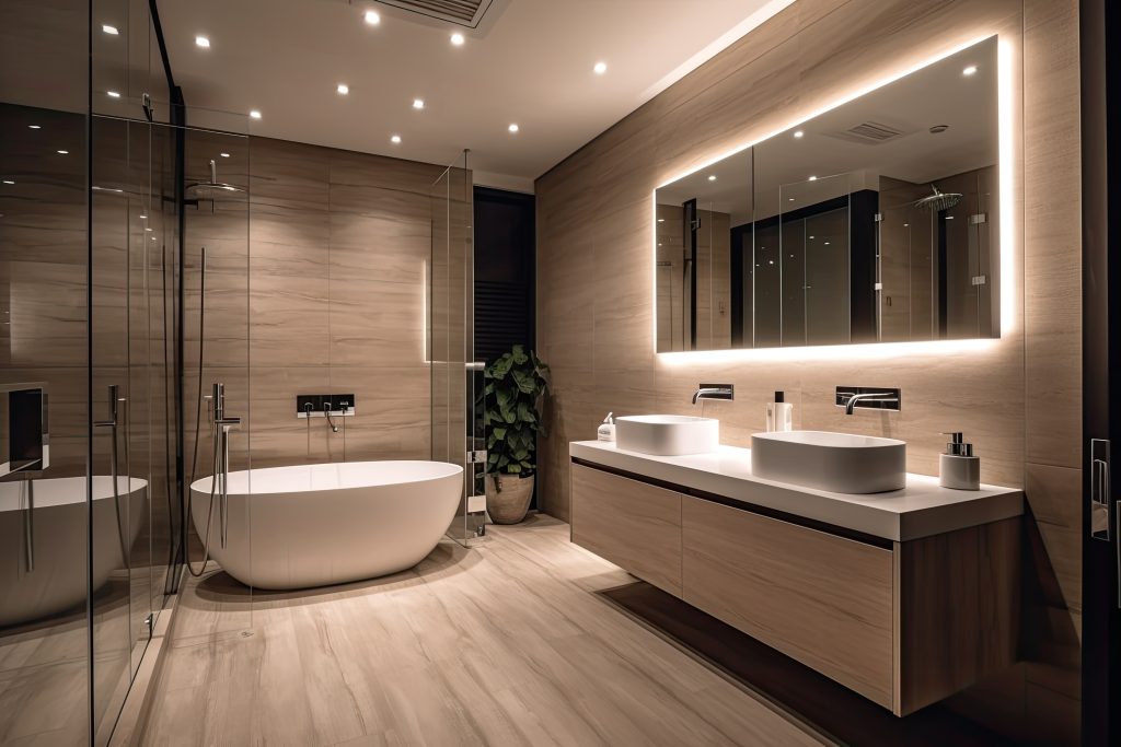 Modern Bathroom Remodel Sandpoint